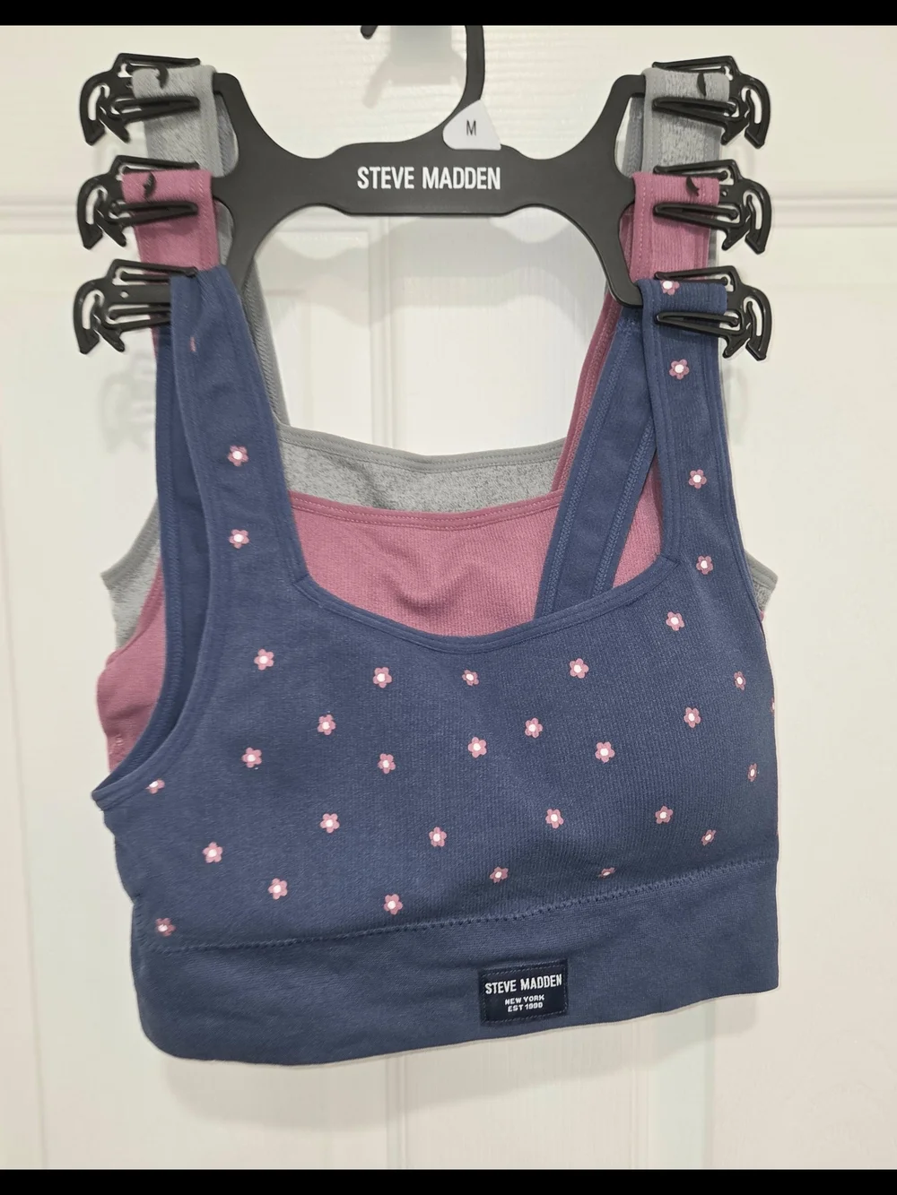 Steve Madden Women’s Sports Bra Size Medium 3pk.